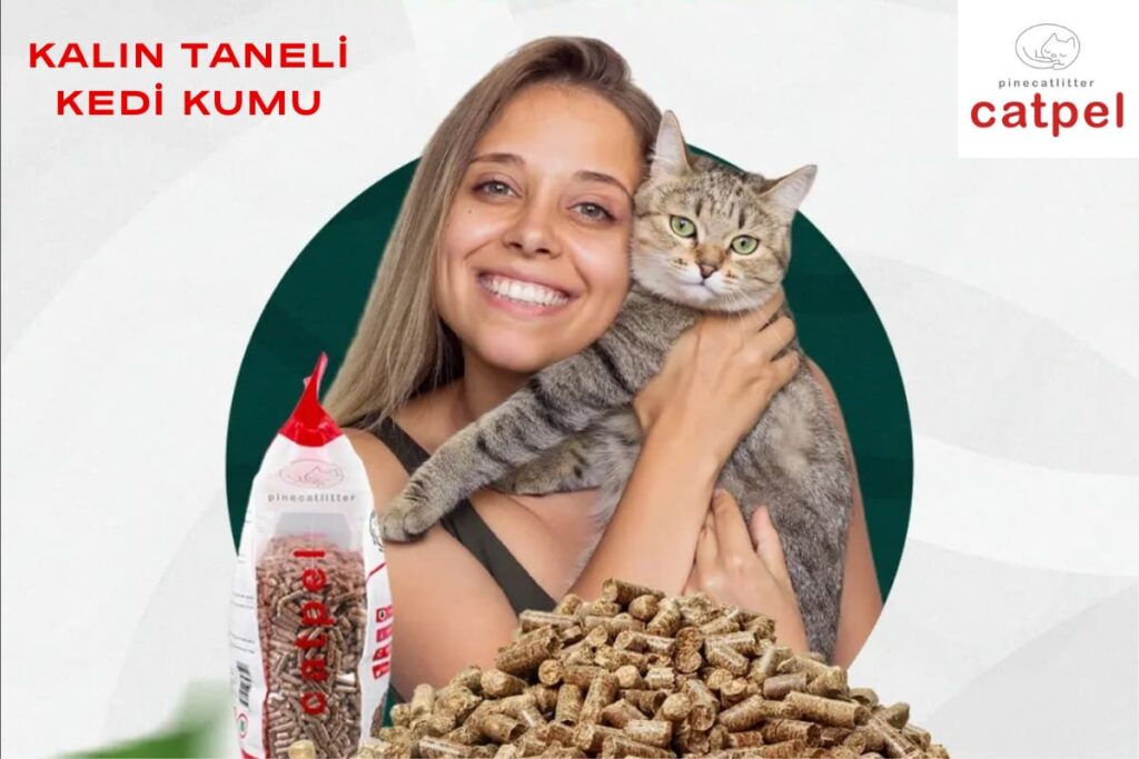 kalın taneli kedi kumu